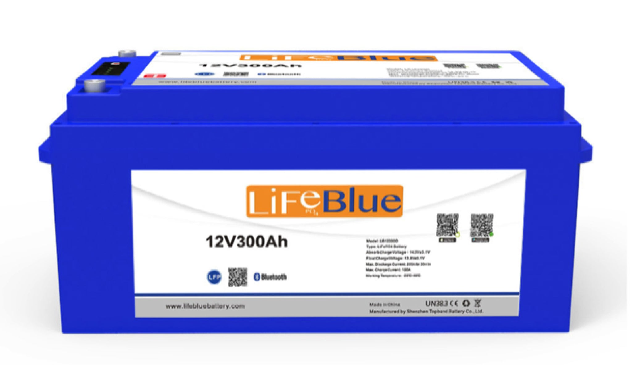 LiFeBlue Battery 12V, 300 Ah